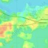 Mappa topografica Killarney, altitudine, rilievo