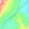 Mappa topografica Ascotán, altitudine, rilievo