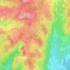 Mappa topografica Les Noies Jean, altitudine, rilievo