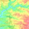 Mappa topografica San Pedro, altitudine, rilievo