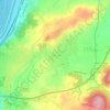 Mappa topografica Communay, altitudine, rilievo