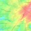 Mappa topografica Le Pavement, altitudine, rilievo
