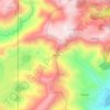 Mappa topografica Udlom, altitudine, rilievo