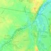 Mappa topografica La Folie, altitudine, rilievo