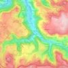 Mappa topografica Les Parras, altitudine, rilievo