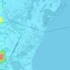 Mappa topografica Sitio Bakhaw, altitudine, rilievo