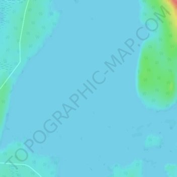 Mappa topografica Lac Vimont, altitudine, rilievo