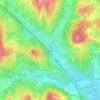 Mappa topografica Linde, altitudine, rilievo