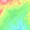 Mappa topografica Santa Coloma de Queralt, altitudine, rilievo