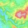 Mappa topografica La Fontaine, altitudine, rilievo