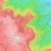 Mappa topografica Lookout, altitudine, rilievo