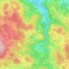 Mappa topografica Mazelgirard, altitudine, rilievo