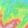 Mappa topografica Boulet, altitudine, rilievo
