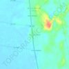 Mappa topografica Nuevo Tallan, altitudine, rilievo