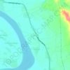 Mappa topografica Garita, altitudine, rilievo