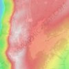 Mappa topografica La Féclaz, altitudine, rilievo