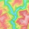 Mappa topografica Müngsten, altitudine, rilievo