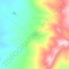 Mappa topografica Akçakent, altitudine, rilievo