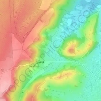 Mappa topografica Gardiole, altitudine, rilievo