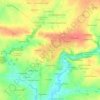 Mappa topografica Le Beignon, altitudine, rilievo