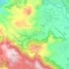 Mappa topografica Luzzano, altitudine, rilievo