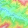 Mappa topografica sakari, altitudine, rilievo