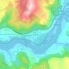 Mappa topografica Laias, altitudine, rilievo