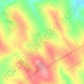 Mappa topografica Lazo, altitudine, rilievo