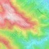 Mappa topografica Argalario, altitudine, rilievo
