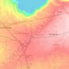 Mappa topografica Santa Cruz, altitudine, rilievo