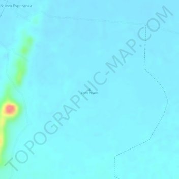 Mappa topografica Cerro Pelado, altitudine, rilievo