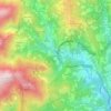 Mappa topografica Case Brusinetti, altitudine, rilievo