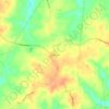 Mappa topografica Somerville, altitudine, rilievo