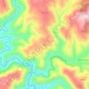 Mappa topografica Penso, altitudine, rilievo