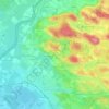 Mappa topografica Berg, altitudine, rilievo
