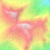 Mappa topografica Monte Giove, altitudine, rilievo