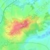 Mappa topografica Rugard, altitudine, rilievo