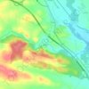 Mappa topografica Cuevas, altitudine, rilievo
