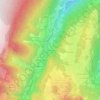 Mappa topografica Batardière, altitudine, rilievo
