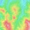 Mappa topografica Crocetta, altitudine, rilievo