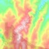 Mappa topografica Kabartonjo, altitudine, rilievo
