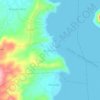 Mappa topografica Buso-buso, altitudine, rilievo