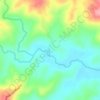 Mappa topografica Passo do Mingote, altitudine, rilievo