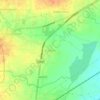 Mappa topografica Kulathur, altitudine, rilievo