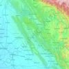 Mappa topografica Una, altitudine, rilievo