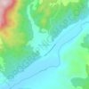 Mappa topografica Mahkemeağcin, altitudine, rilievo