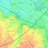 Mappa topografica Dremmen, altitudine, rilievo