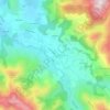 Mappa topografica Bastida, altitudine, rilievo
