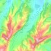 Mappa topografica Badagnano, altitudine, rilievo