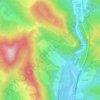 Mappa topografica Казачий Брод, altitudine, rilievo